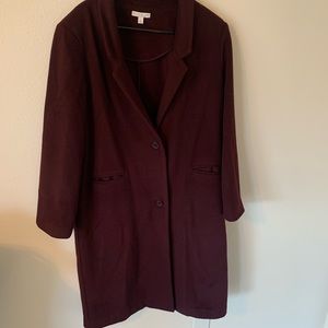Maroon coat